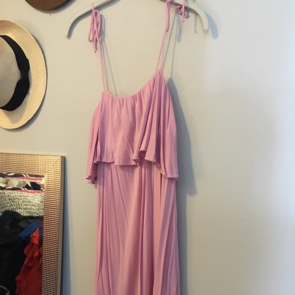 Pink T-bags T-shirt dress